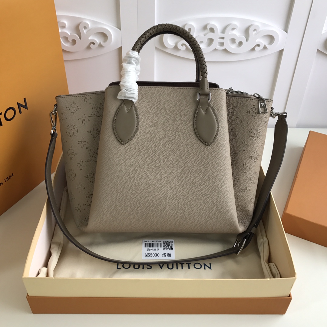 M55031 HAUMEA Mahina Leather, LOUIS VUITTON LV Top Handles