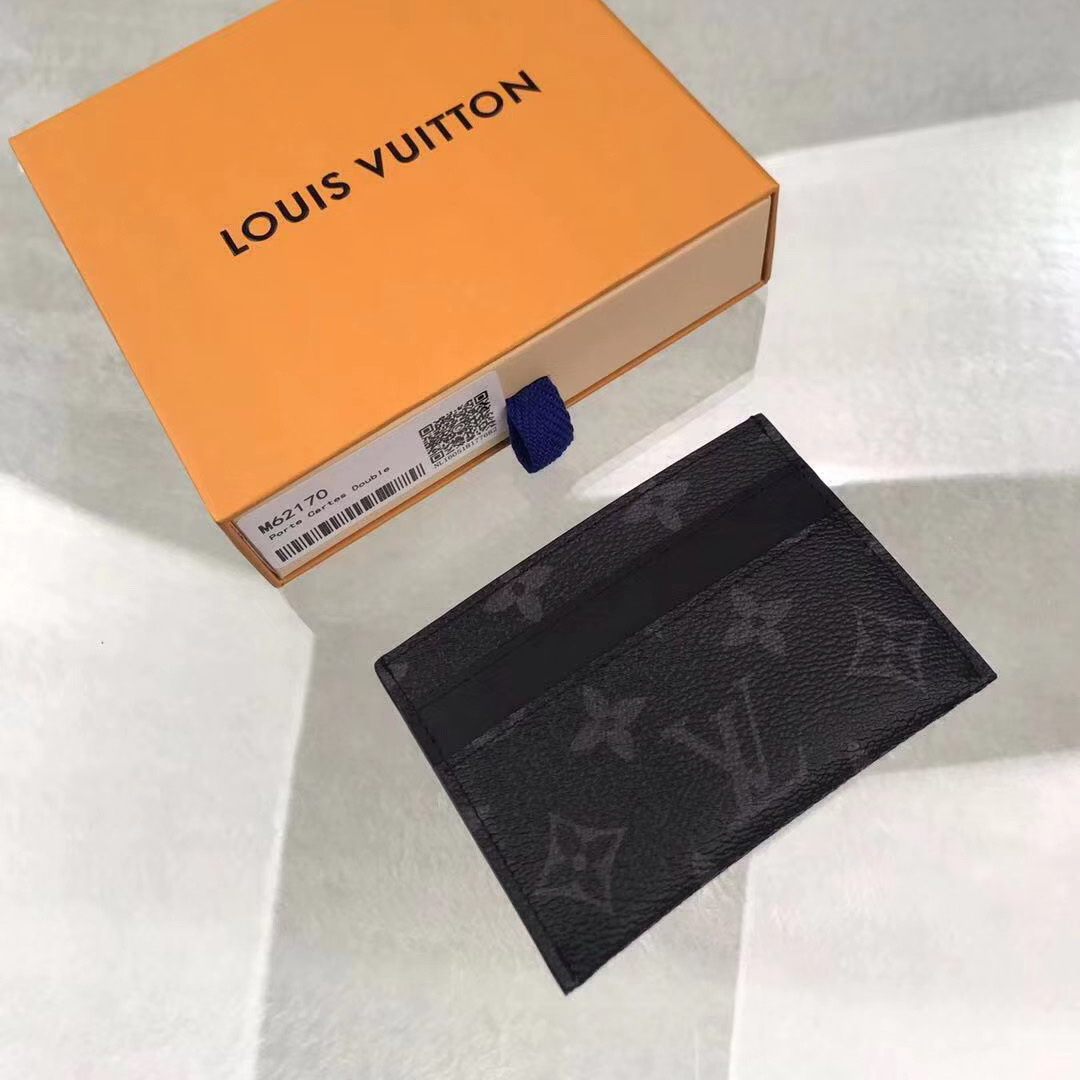 M62170 DOUBLE CARD HOLDER, LOUIS VUITTON lV