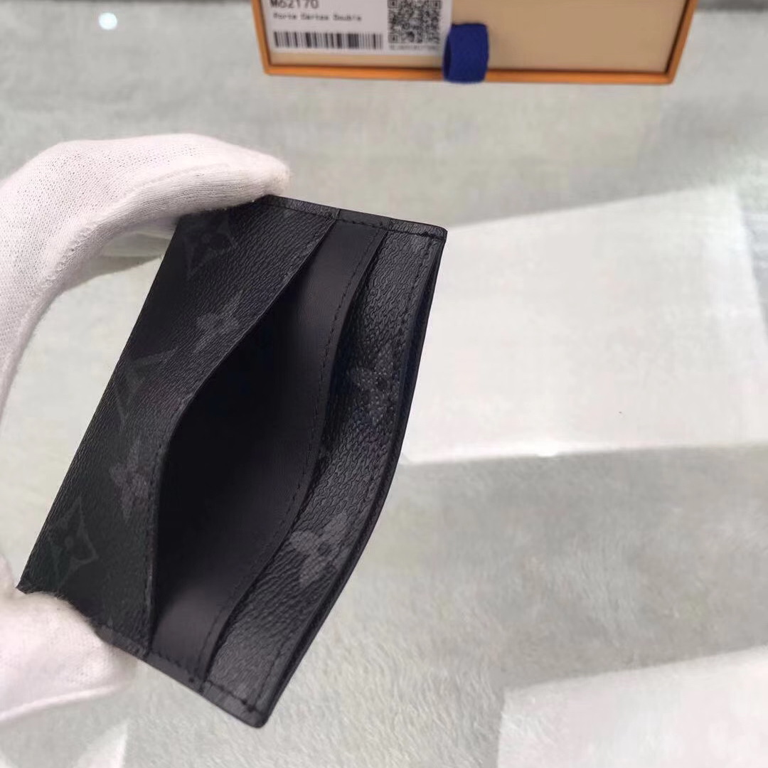 M62170 DOUBLE CARD HOLDER, LOUIS VUITTON lV