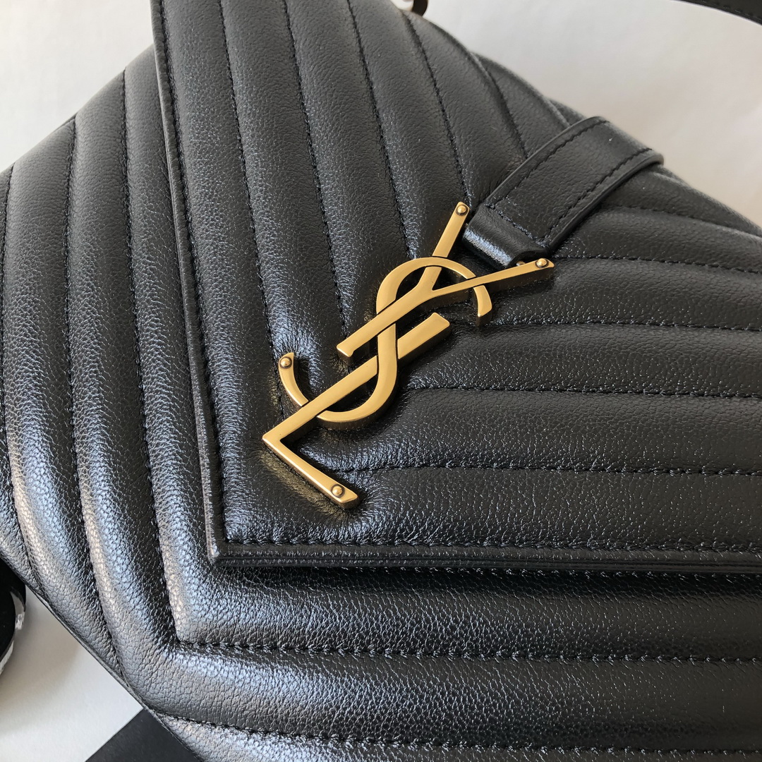 CLASSIC MEDIUM COLLÈGE BAG MATELASSÉ LEATHER, YSL Saint Laurent