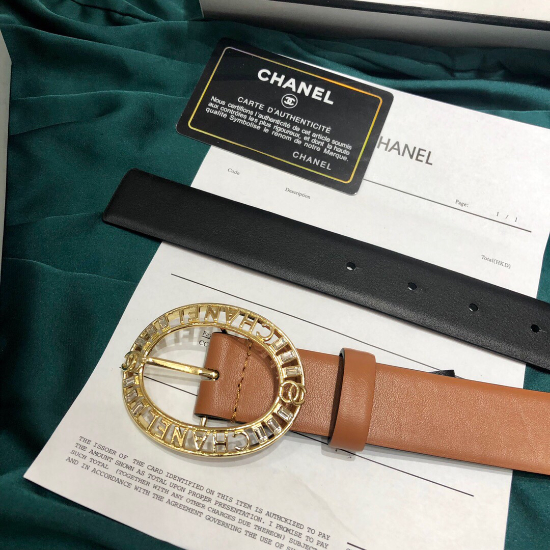 Chanel Belt, Width 30mm