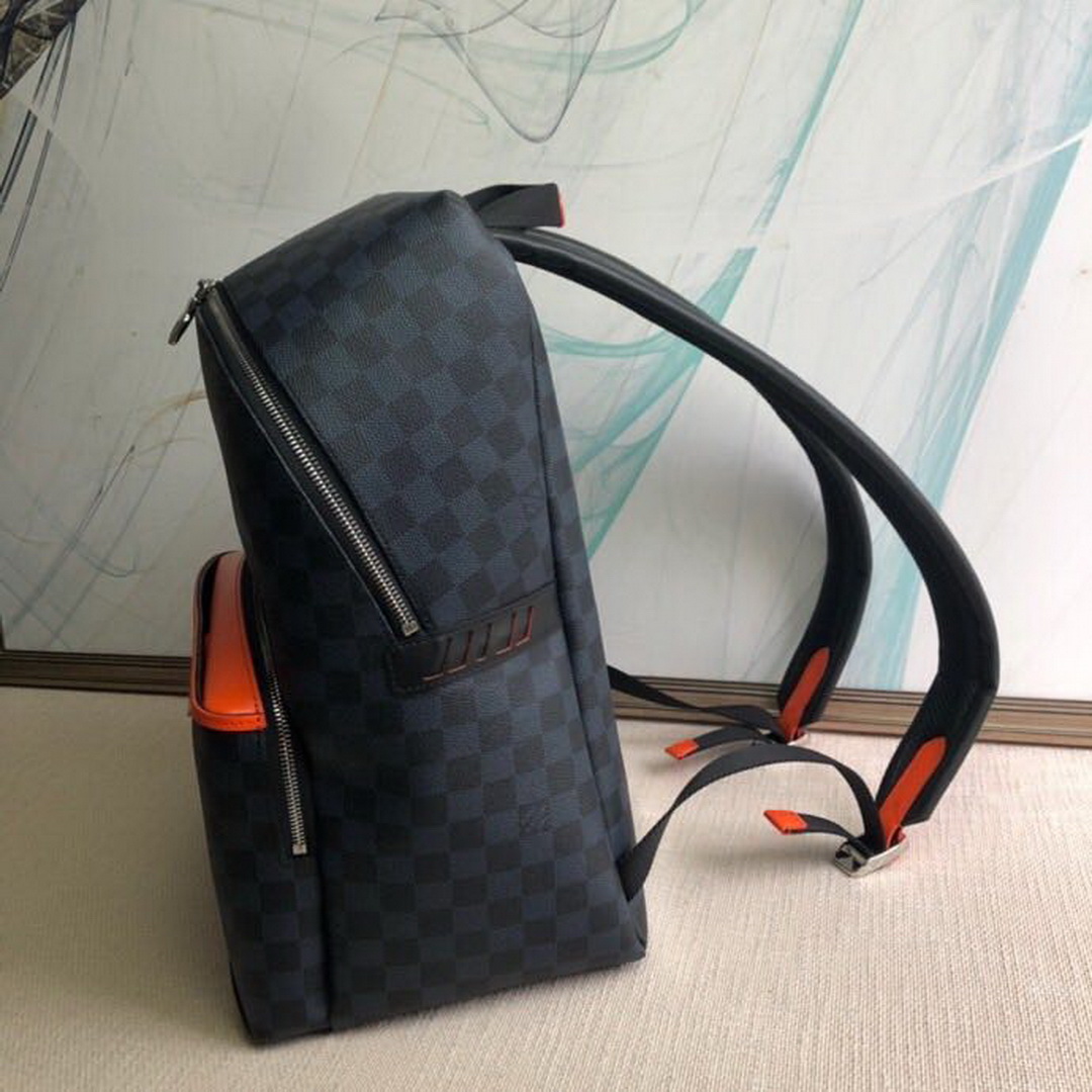 N40157 DISCOVERY BACKPACK PM, LOUIS VUITTON LV, Damier Cobalt Race canvas