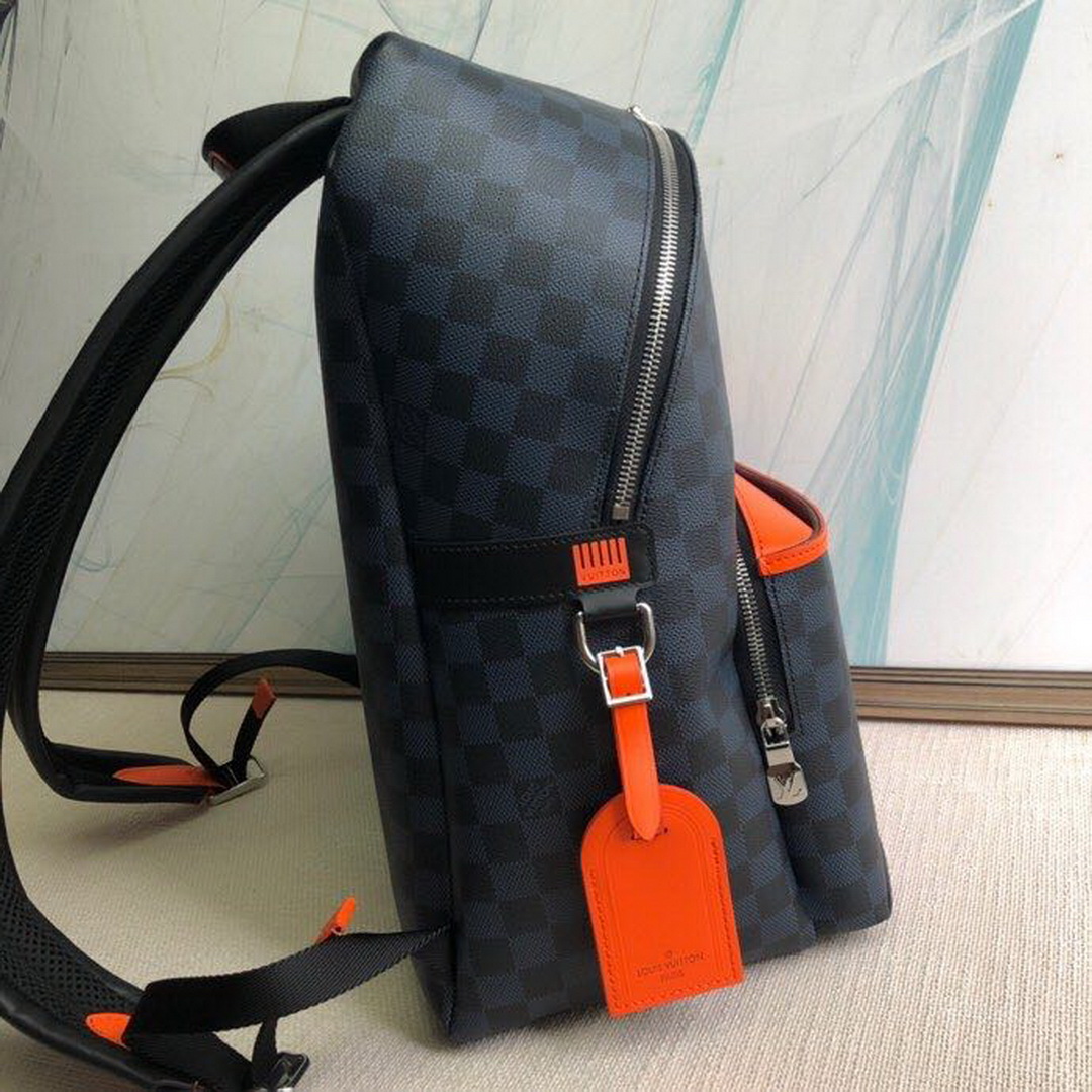 N40157 DISCOVERY BACKPACK PM, LOUIS VUITTON LV, Damier Cobalt Race canvas