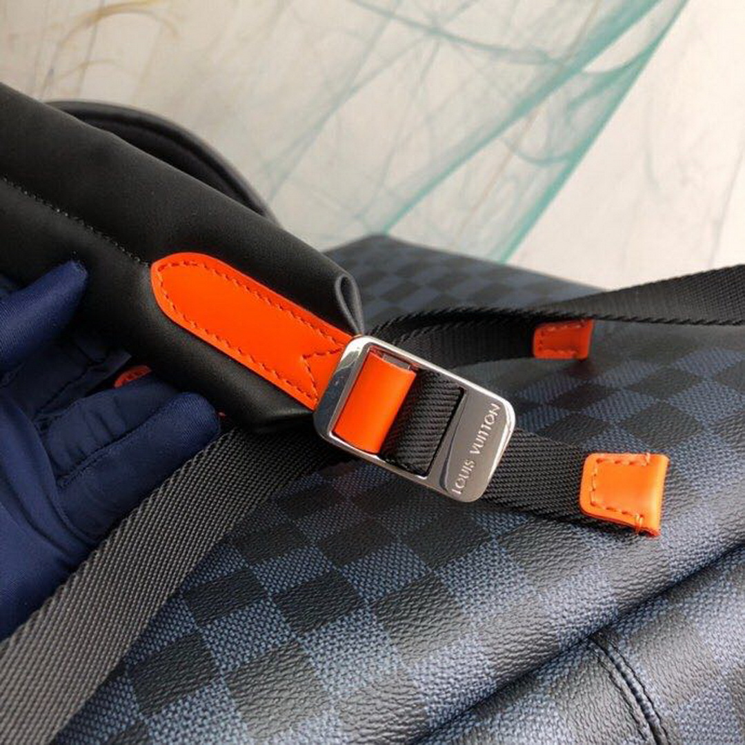 N40157 DISCOVERY BACKPACK PM, LOUIS VUITTON LV, Damier Cobalt Race canvas