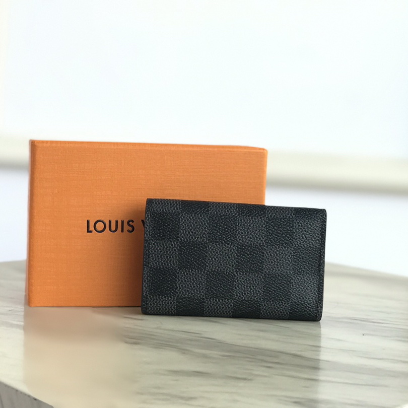 N62662, 6 KEY HOLDER Damier Graphite Canvas, Louis Vuitton LV