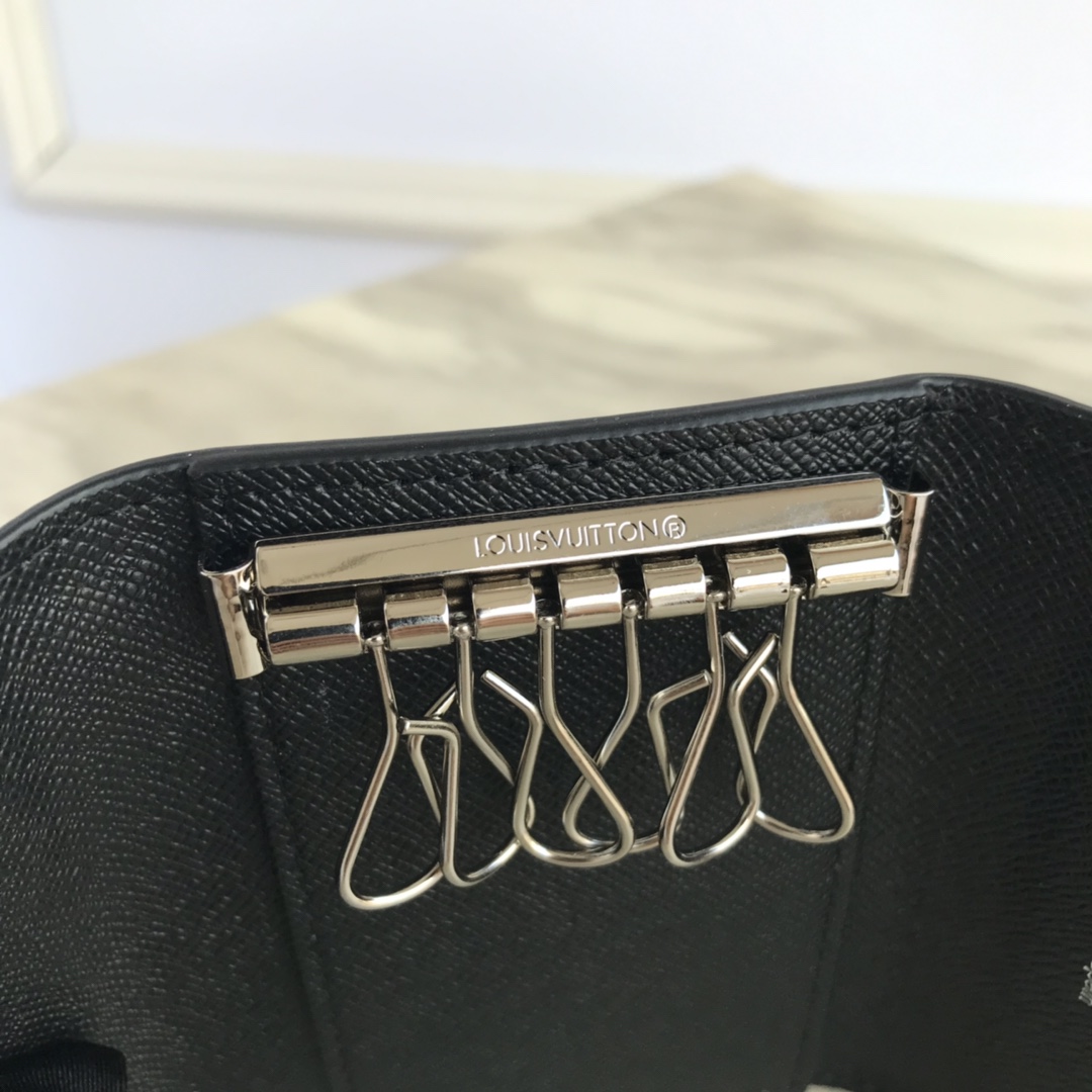N62662, 6 KEY HOLDER Damier Graphite Canvas, Louis Vuitton LV