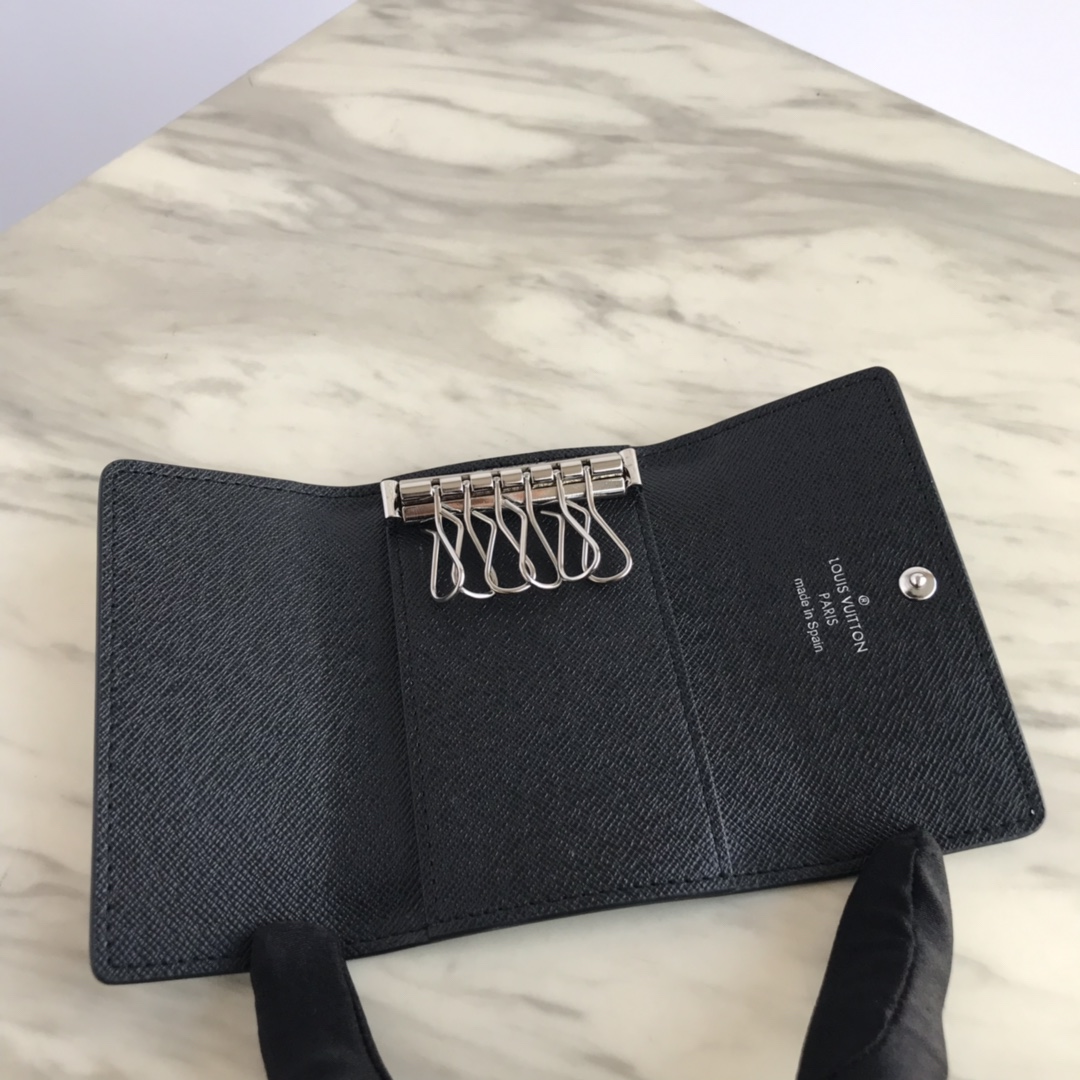 N62662, 6 KEY HOLDER Damier Graphite Canvas, Louis Vuitton LV