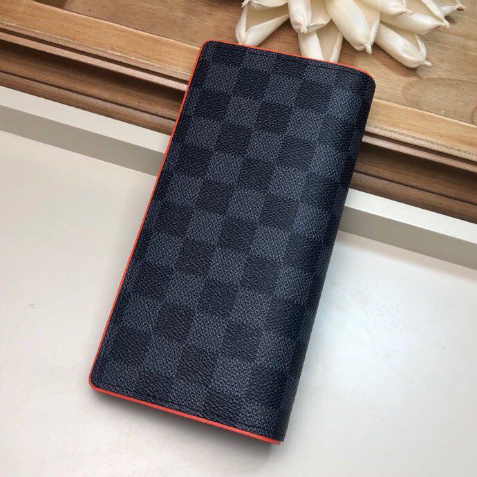 N60240, DAMIER COBALT RACE BRAZZA WALLET, LOUIS VUITTON LV WALLETS