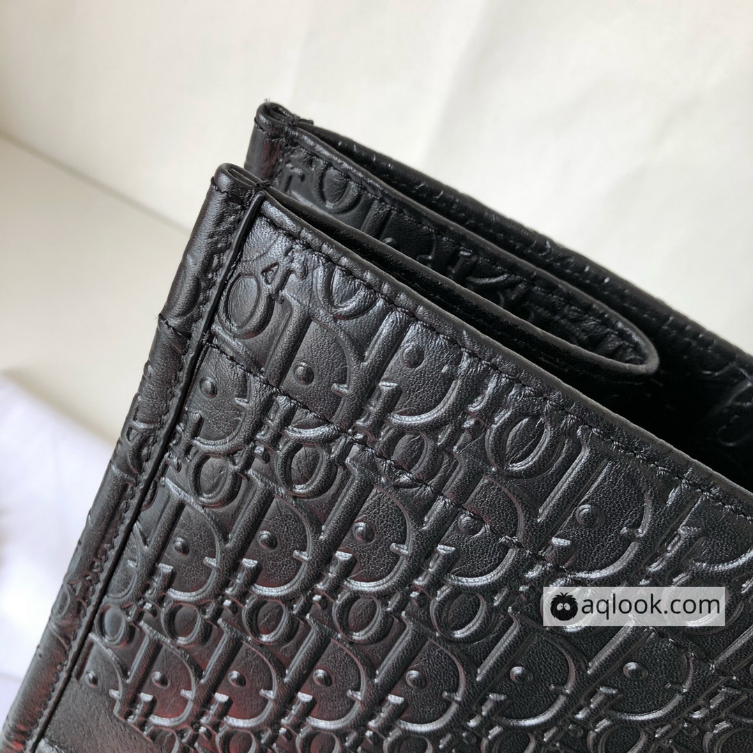 DIOR BOOK TOTE BAG IN EMBOSSED CALFSKIN