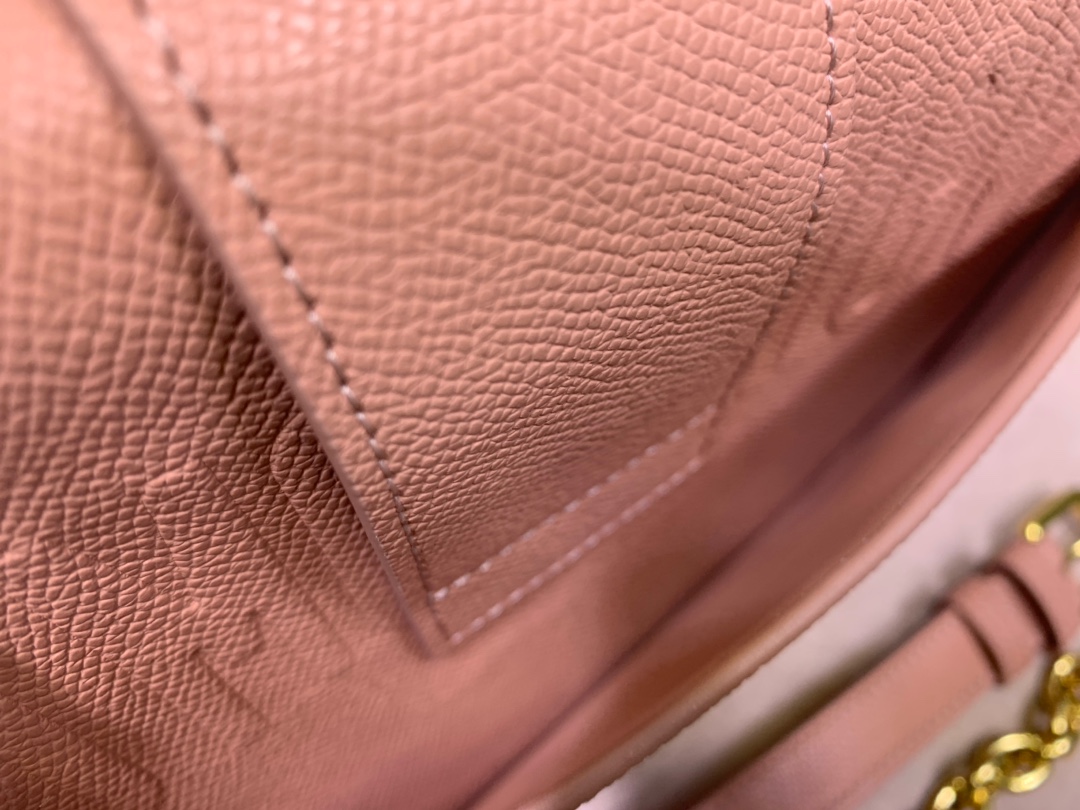  M9208 BLUSH 30 MONTAIGNE STAMPED GRAIN CALFSKIN FLAP CHAIN BAG, DIOR HANDBAG