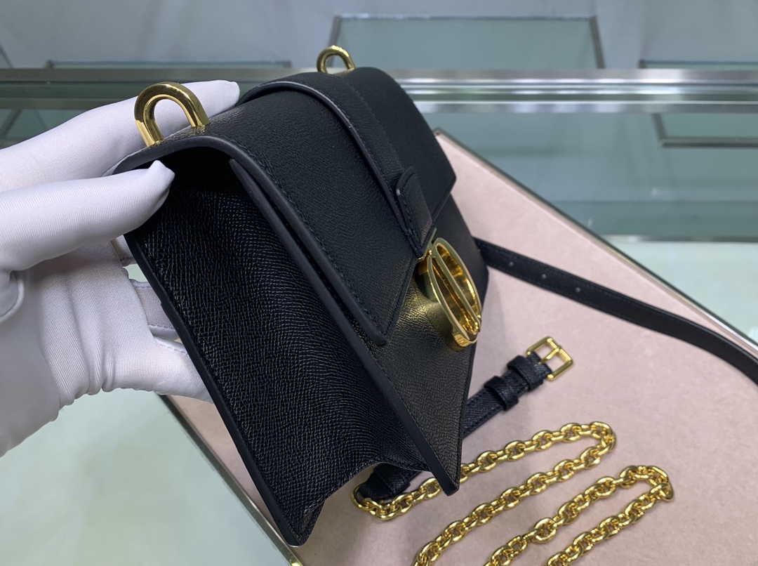  M9208 BLUSH 30 MONTAIGNE STAMPED GRAIN CALFSKIN FLAP CHAIN BAG, DIOR HANDBAG