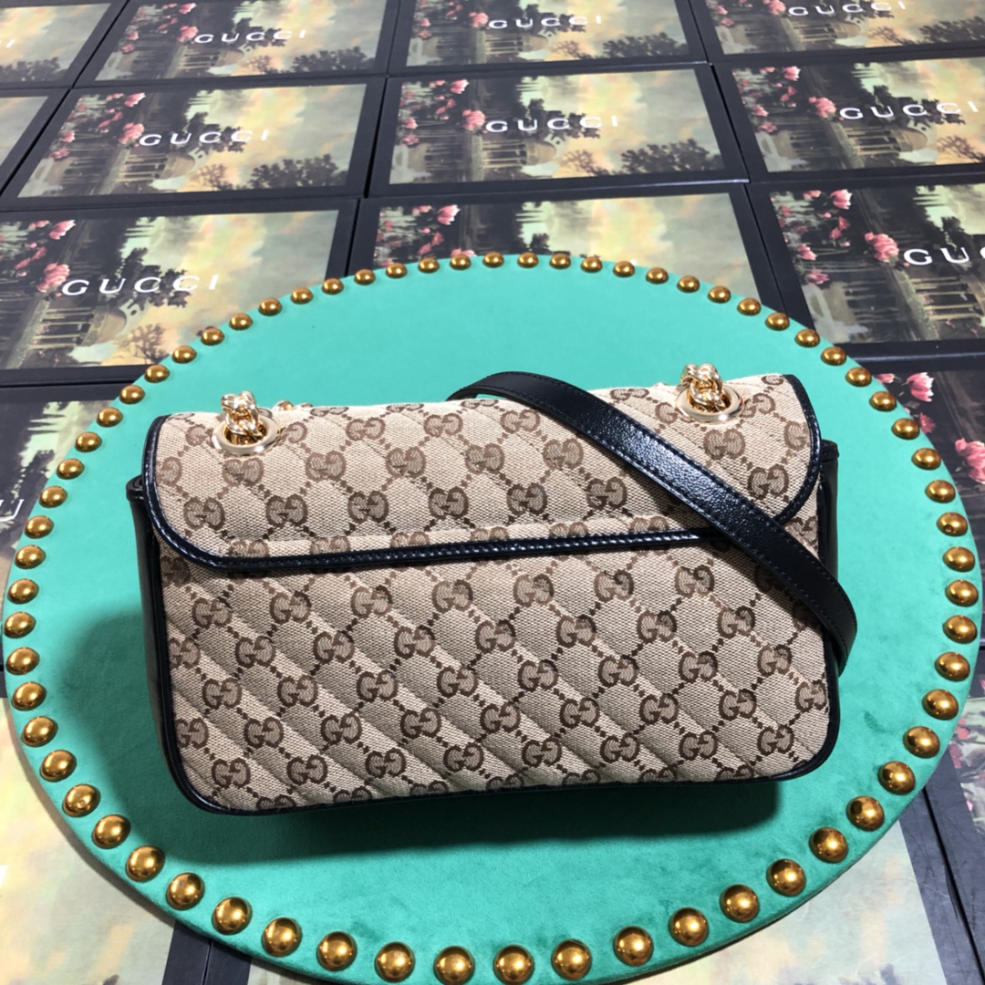443497 Gucci GG Marmont small shoulder bag
