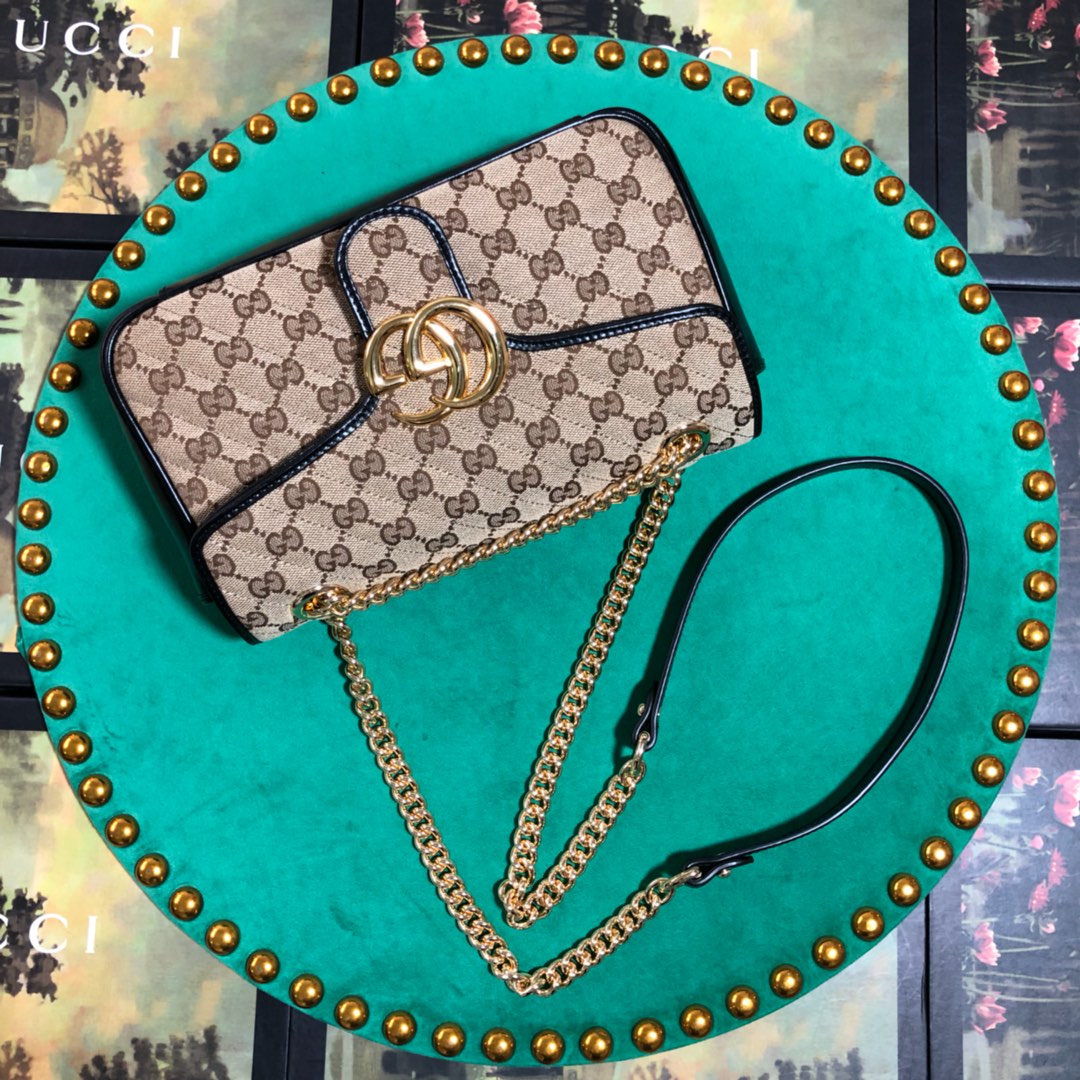 443497 Gucci GG Marmont small shoulder bag