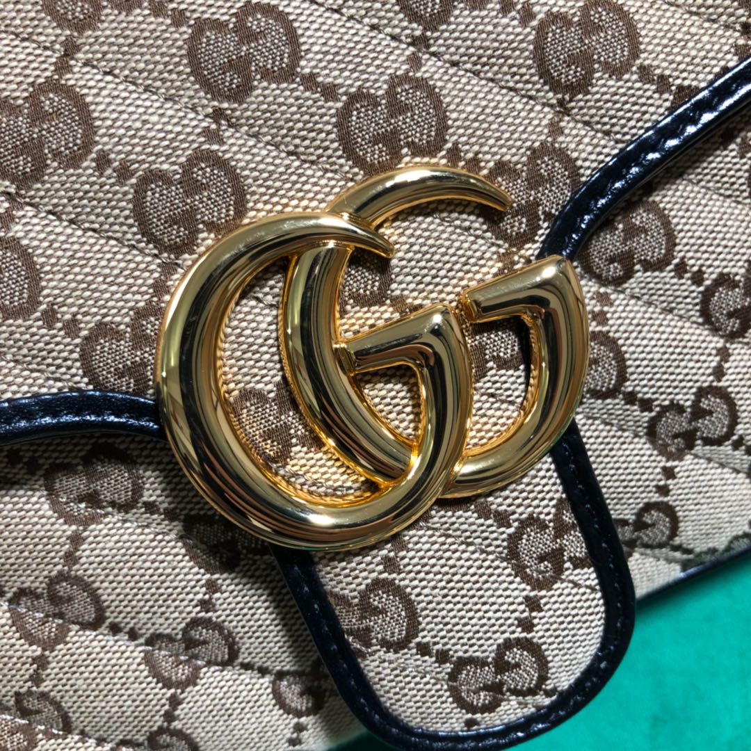 443497 Gucci GG Marmont small shoulder bag