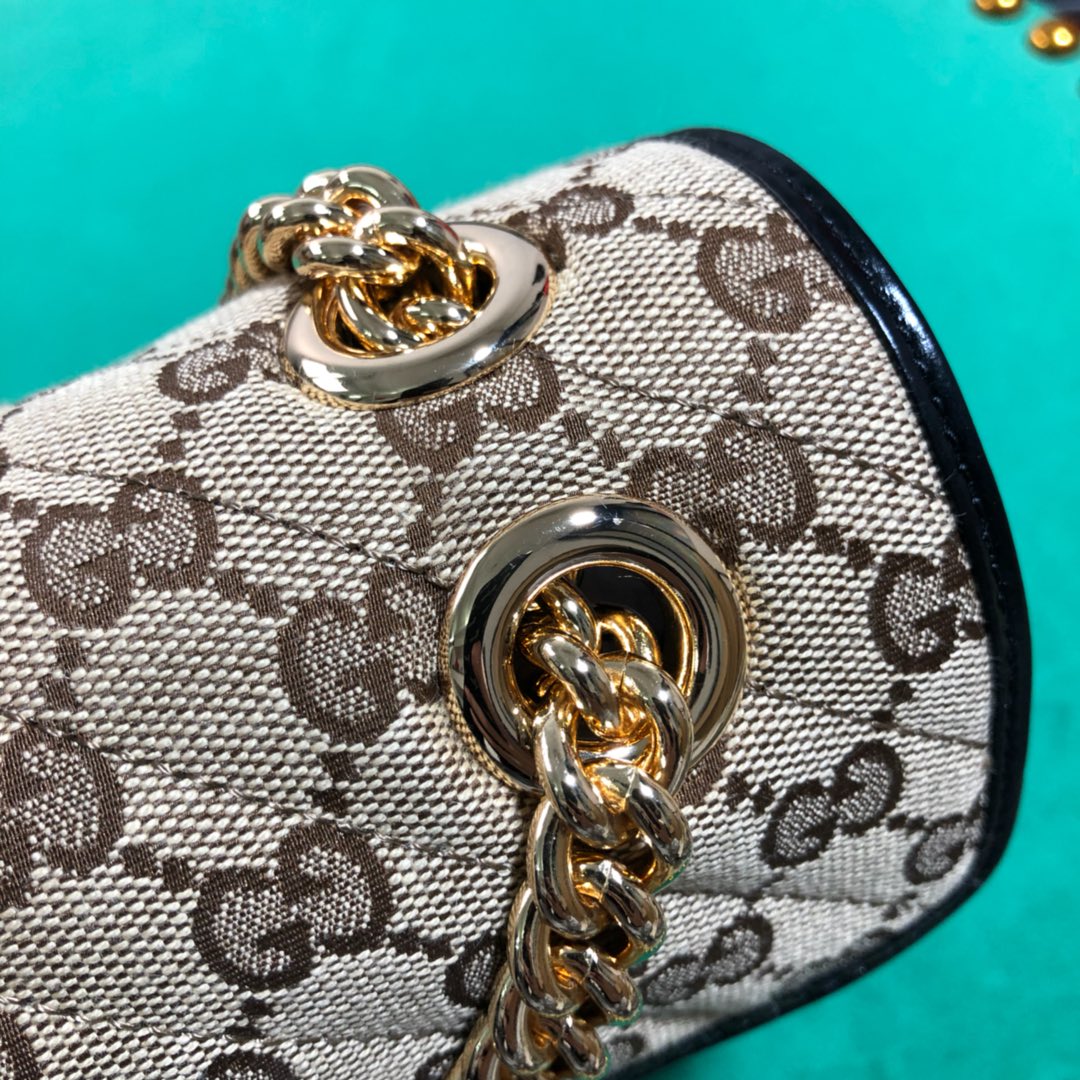 443497 Gucci GG Marmont small shoulder bag