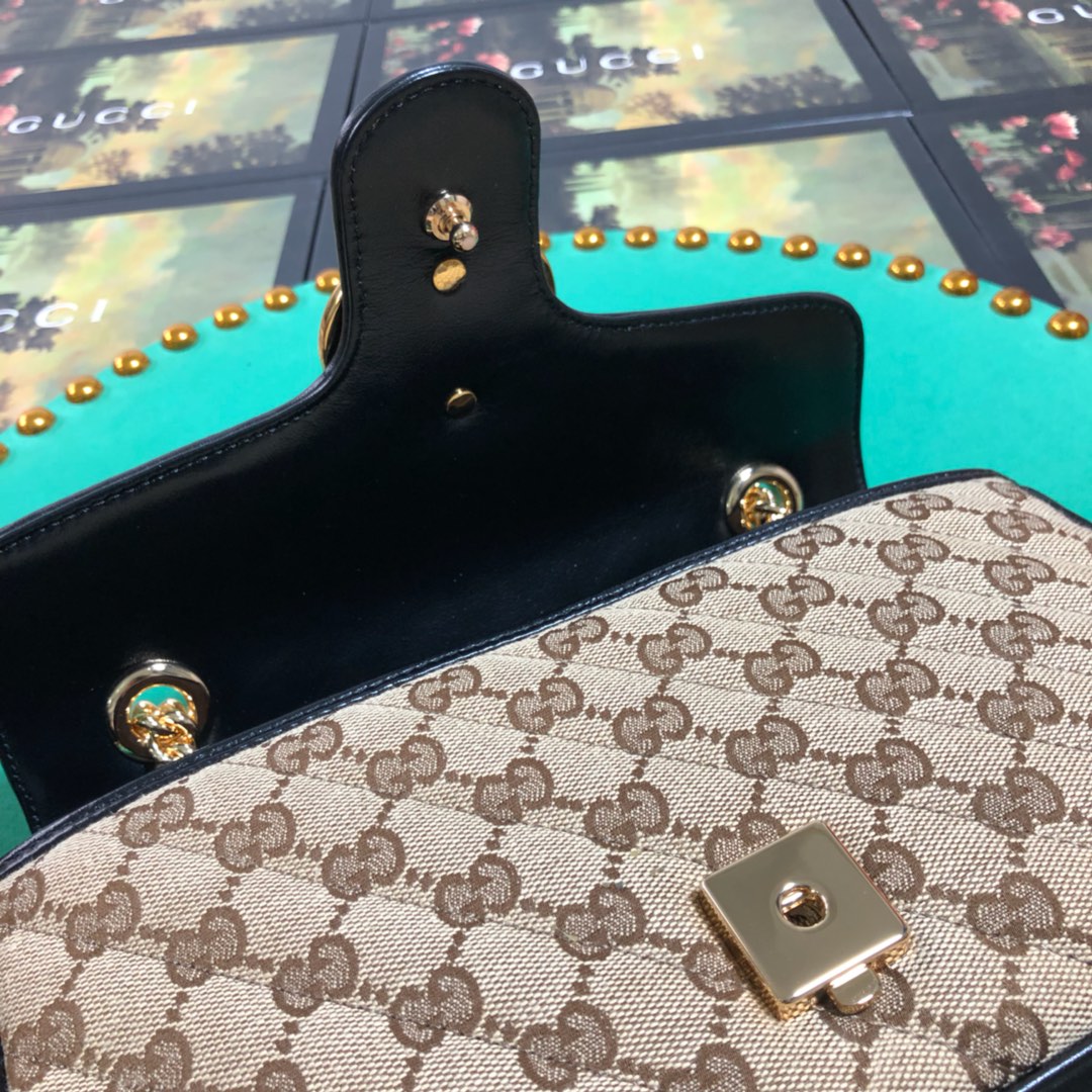 443497 Gucci GG Marmont small shoulder bag