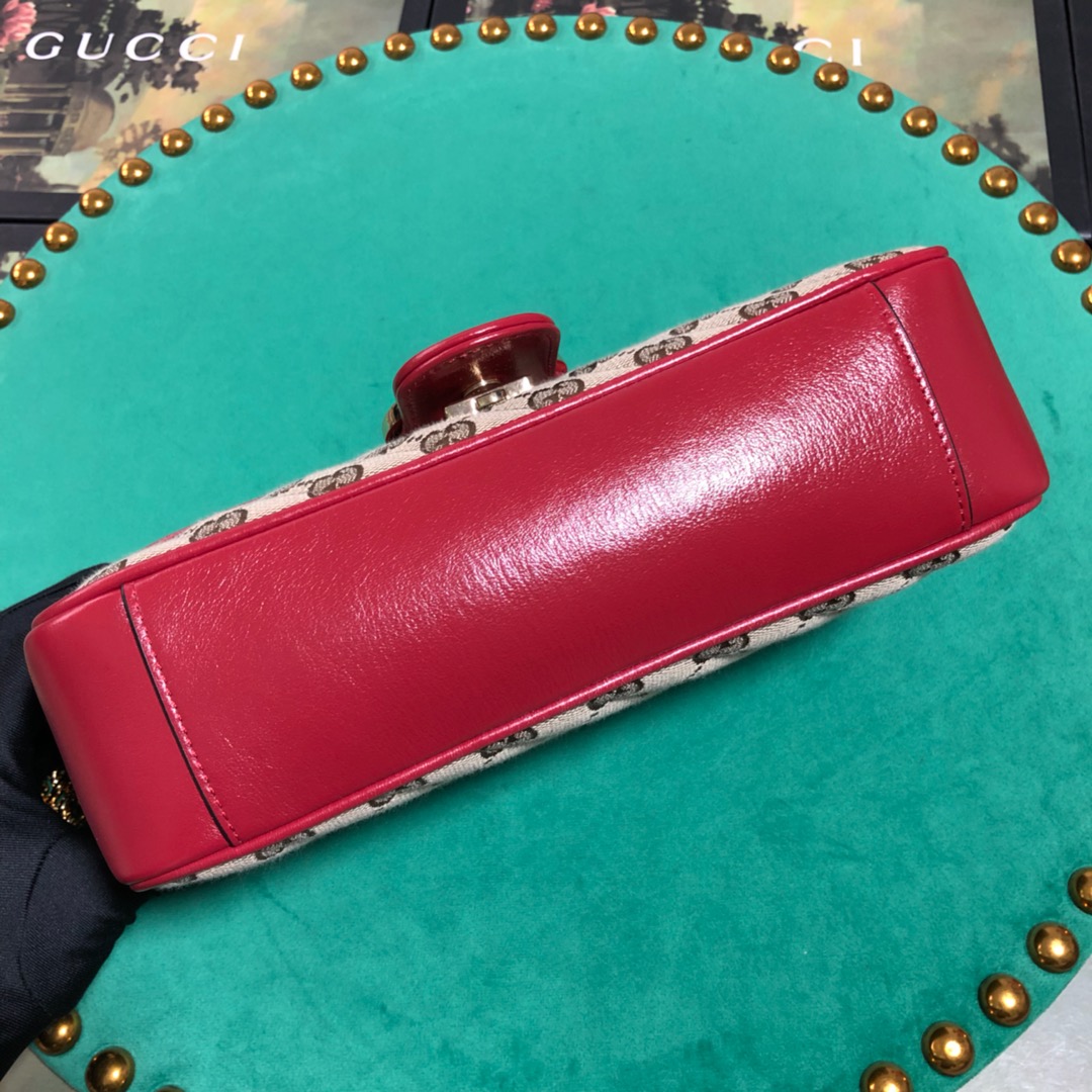 443497 Gucci GG Marmont small shoulder bag