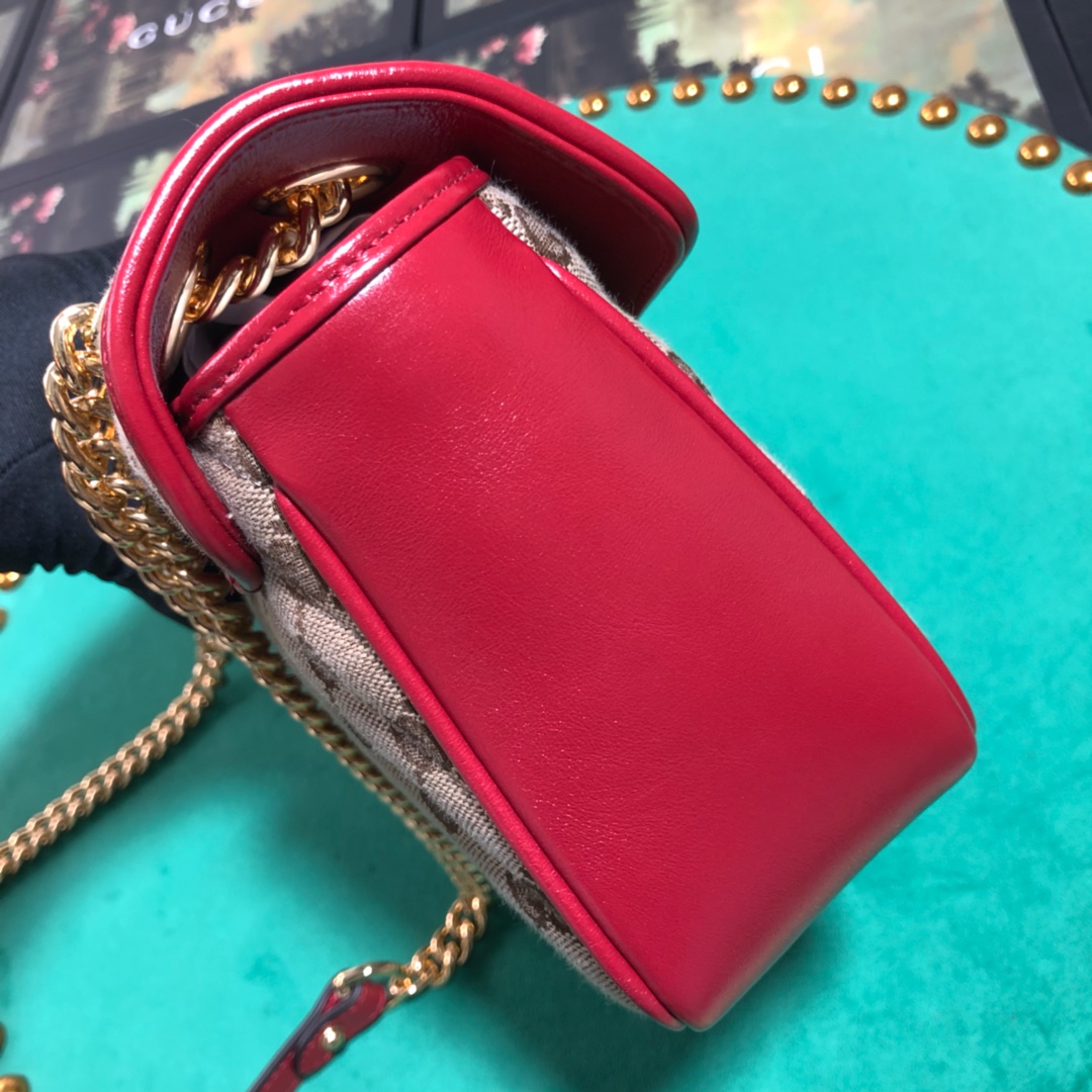 443497 Gucci GG Marmont small shoulder bag