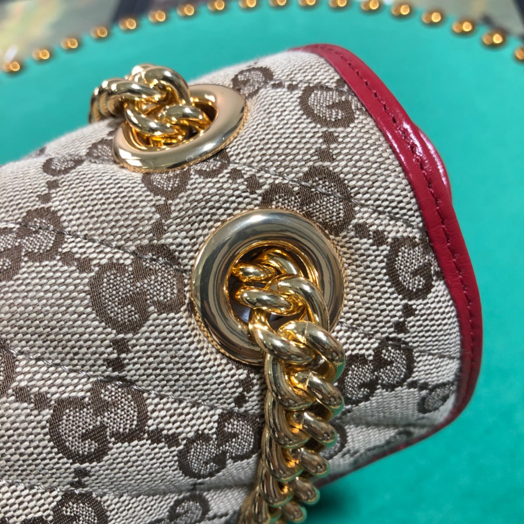 443497 Gucci GG Marmont small shoulder bag