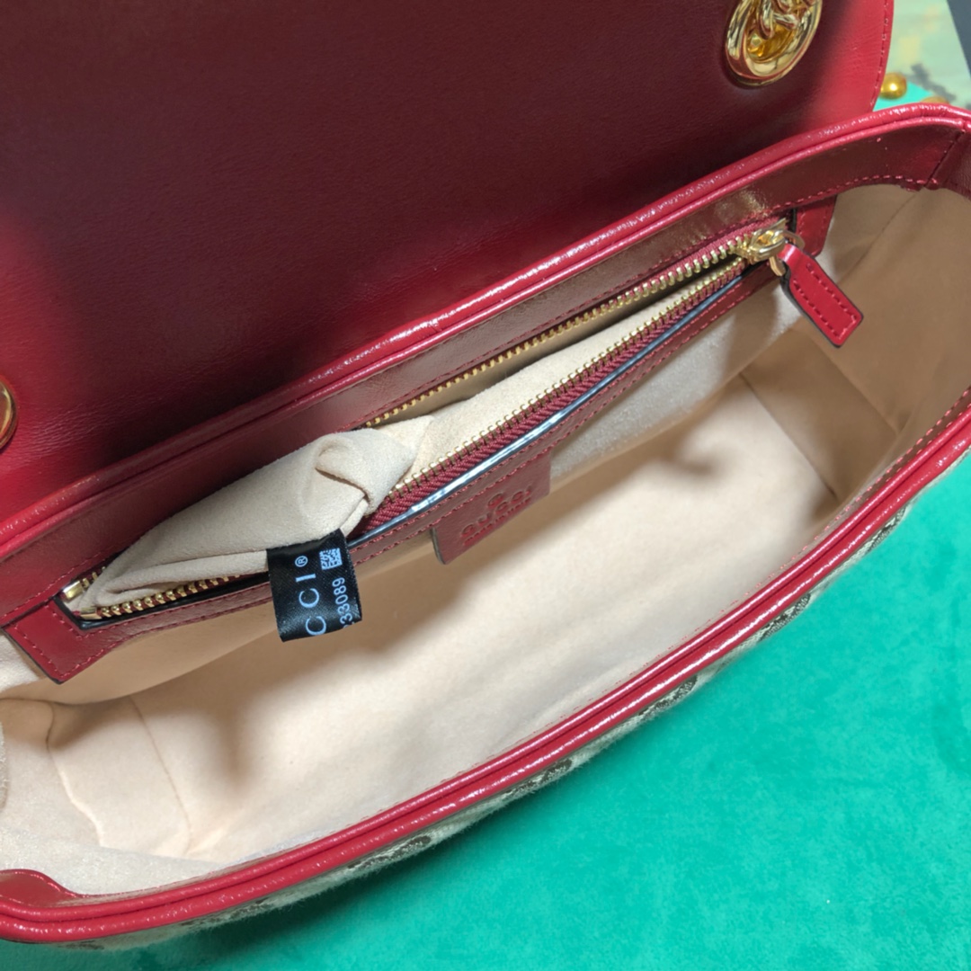 443497 Gucci GG Marmont small shoulder bag