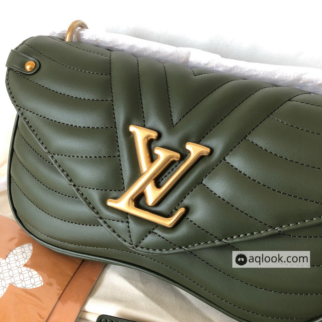 M55383, LOUIS VUITTON NEW WAVE CHAIN BAG MM, Louis Vuitton LV
