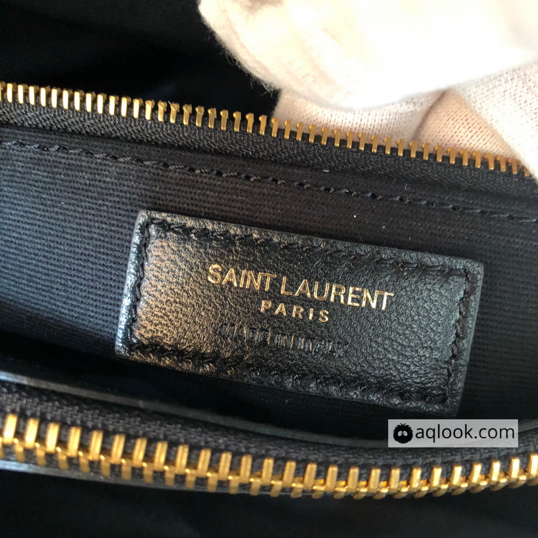 487216, YSL Saint Laurent, MEDIUM LOULOU CHAIN BAG, Y MATELASSÉ LEATHER