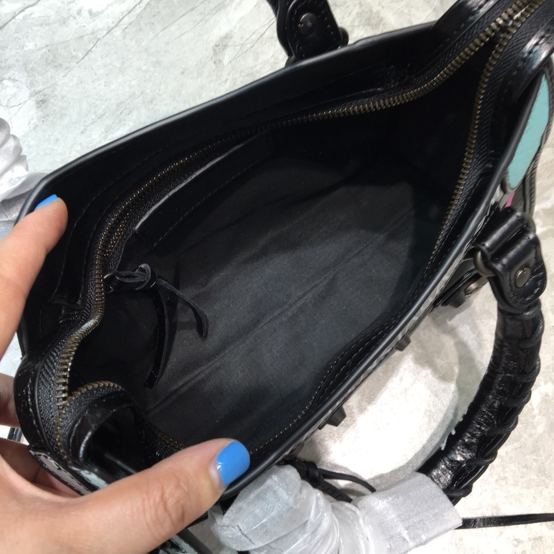 CLASSIC MINI CITY GRAFFITI, BALENCIAGA HANDBAGS