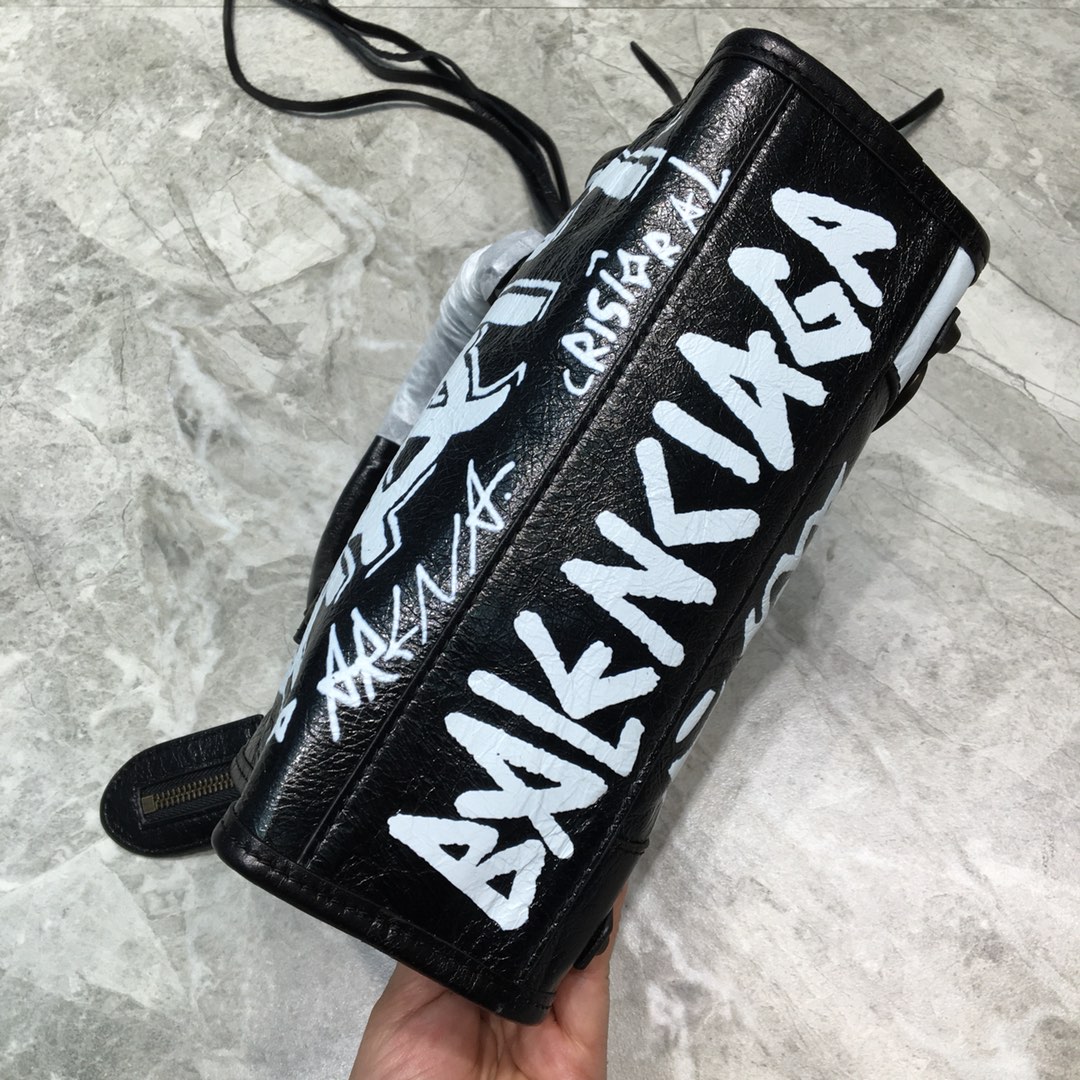 CLASSIC MINI CITY GRAFFITI, BALENCIAGA HANDBAGS