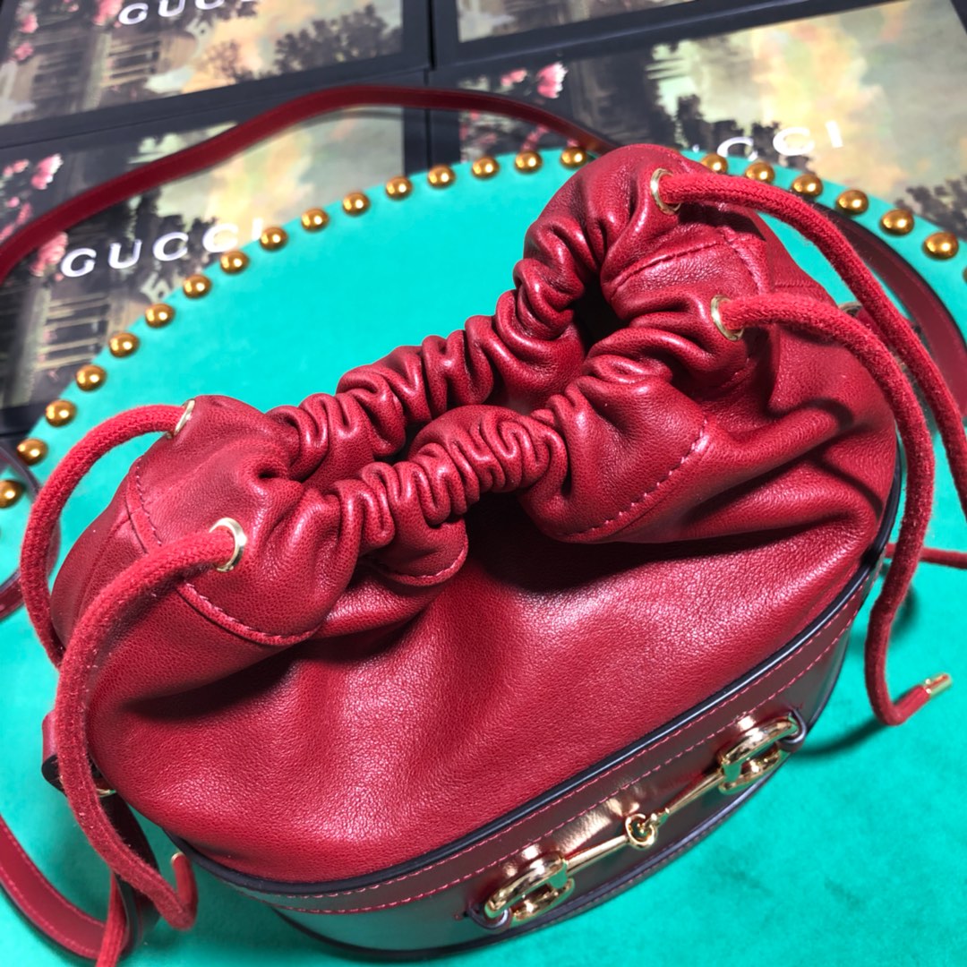 602118 Gucci 1955 Horsebit bucket bag