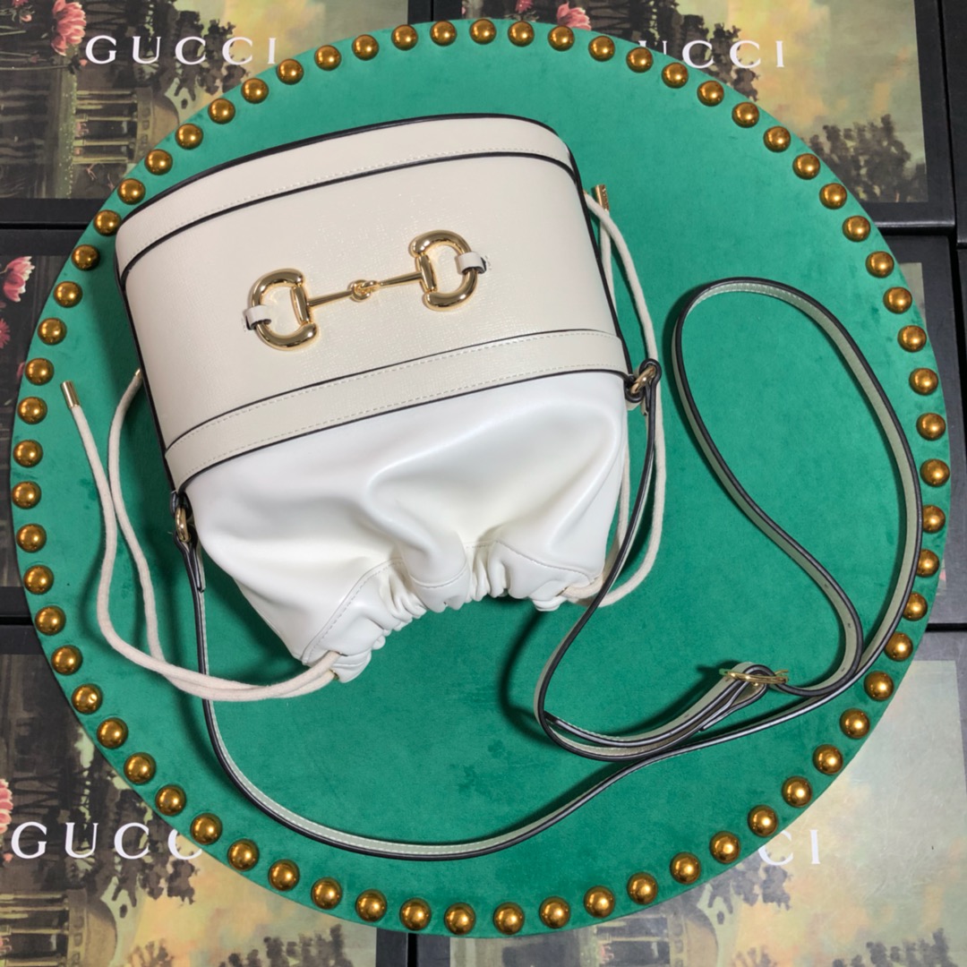 602118 Gucci 1955 Horsebit bucket bag