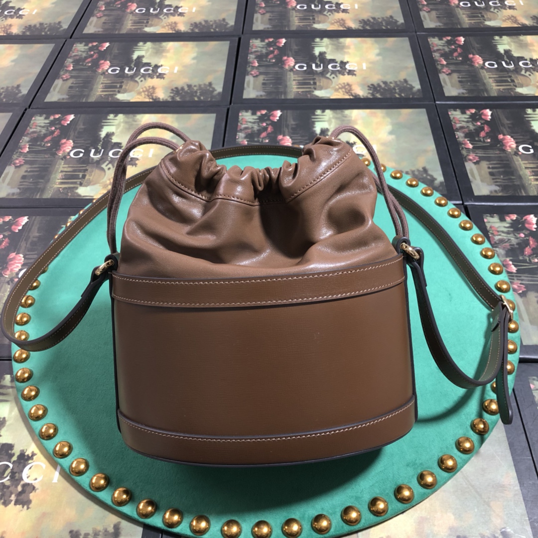 602118 Gucci 1955 Horsebit bucket bag