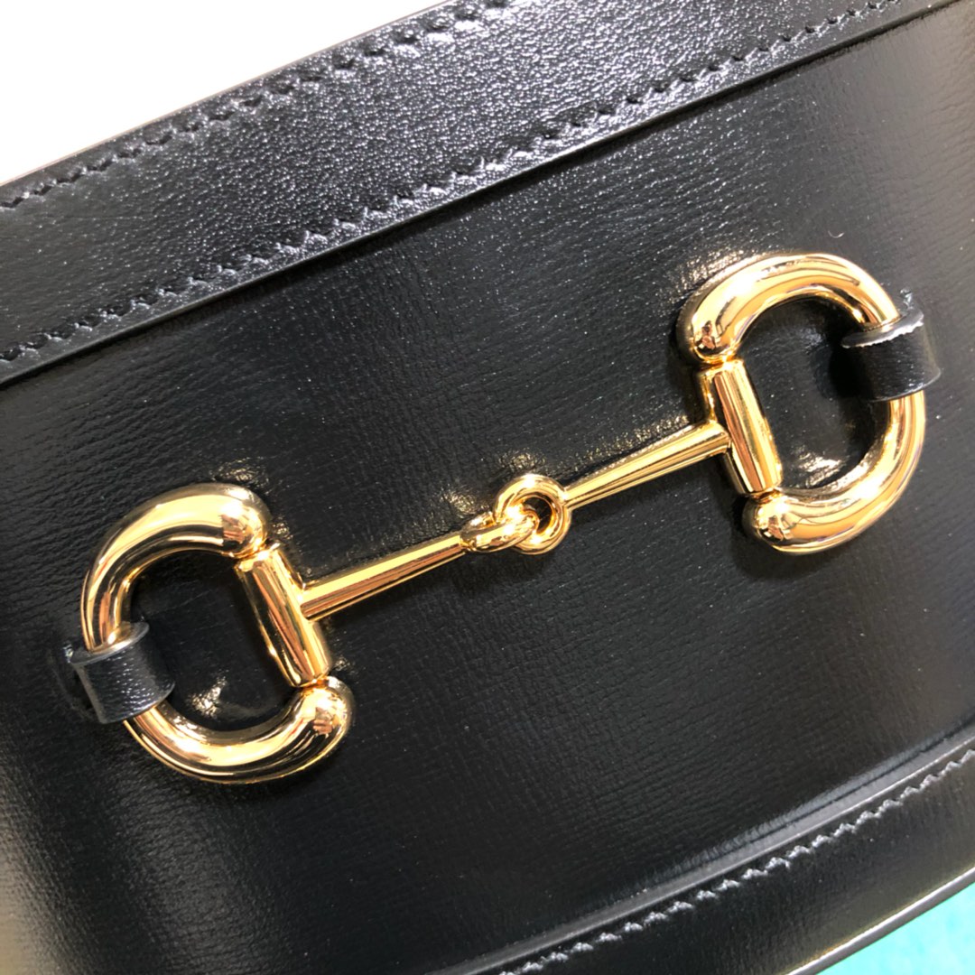 602118 Gucci 1955 Horsebit bucket bag