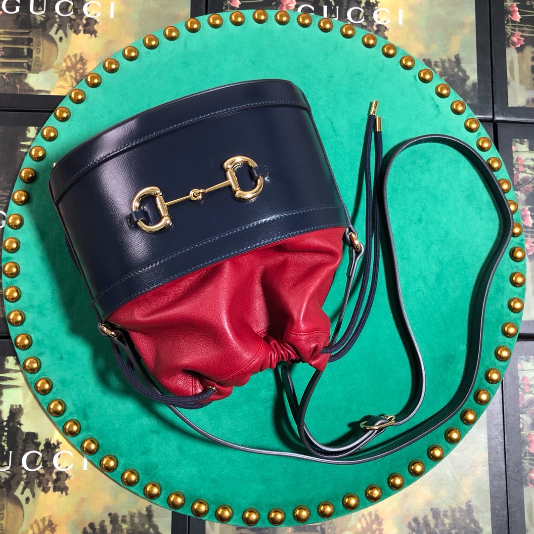 602118 Gucci 1955 Horsebit bucket bag