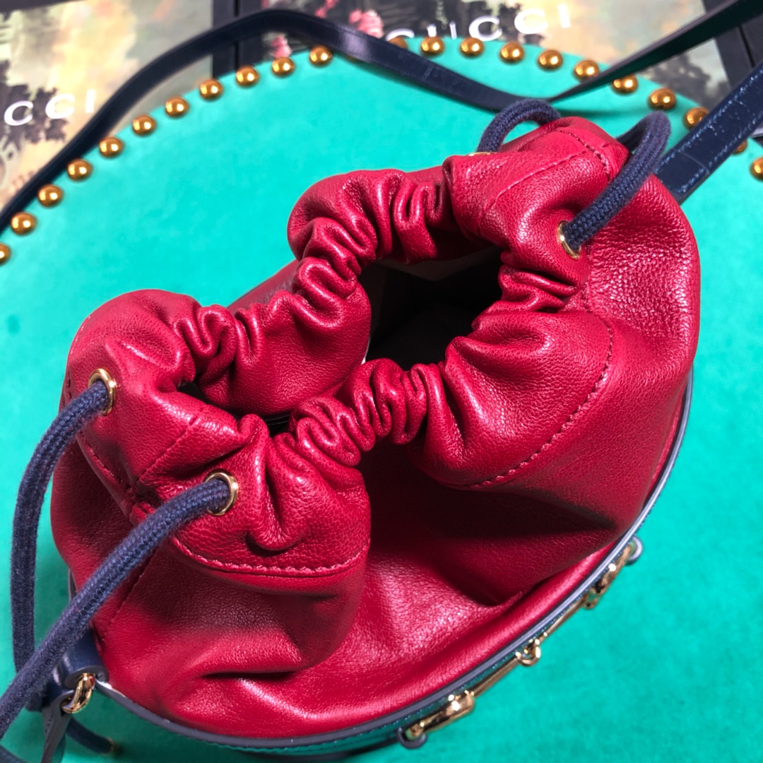 602118 Gucci 1955 Horsebit bucket bag