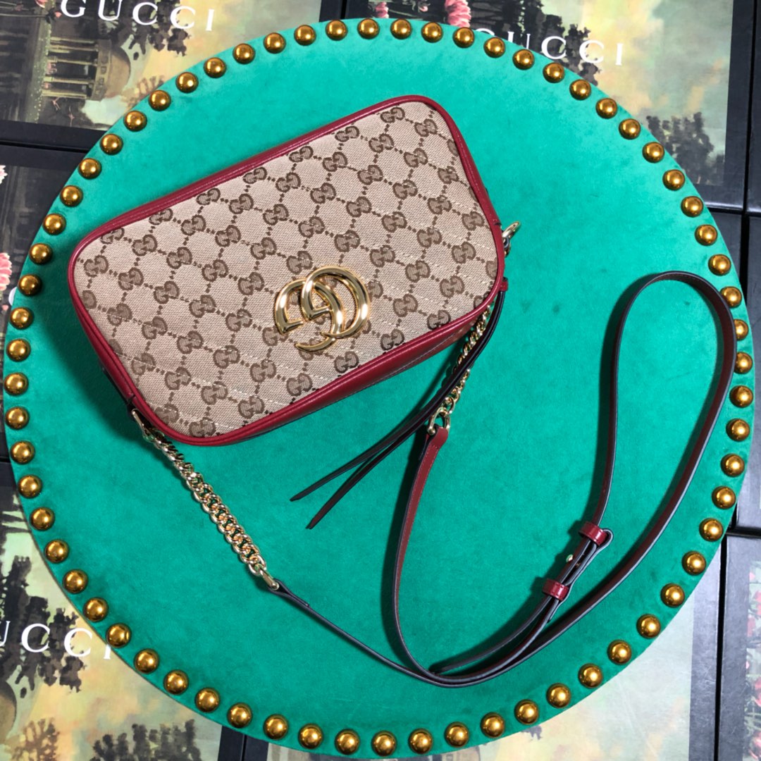 447632 GG Marmont small shoulder bag, Gucci Handbag