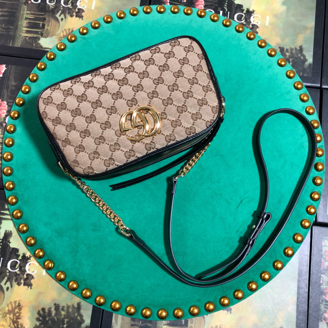 447632 GG Marmont small shoulder bag, Gucci Handbag