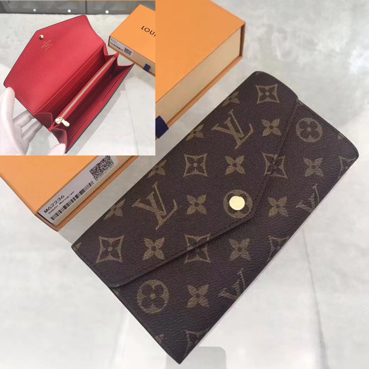 M62236, SARAH WALLET, LOUIS VUITTON LV WALLETS