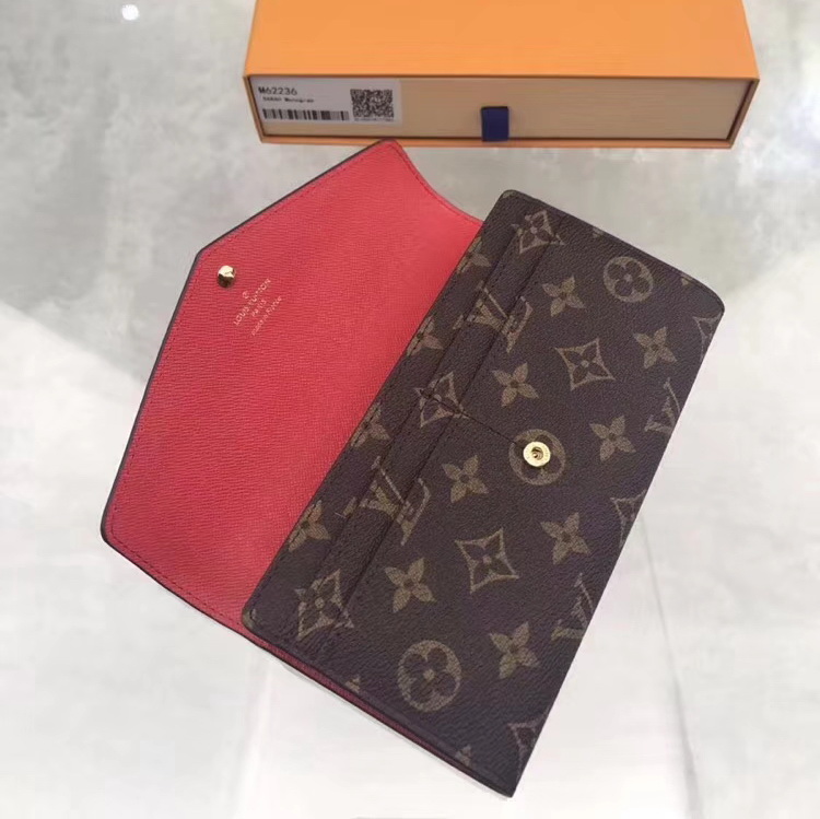 M62236, SARAH WALLET, LOUIS VUITTON LV WALLETS
