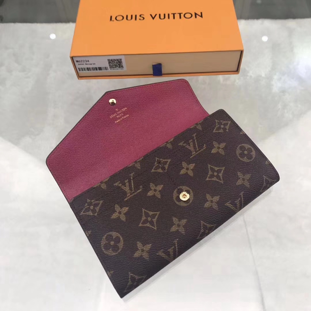 M62234, SARAH WALLET, LOUIS VUITTON LV WALLETS