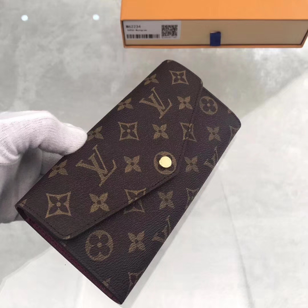M62234, SARAH WALLET, LOUIS VUITTON LV WALLETS