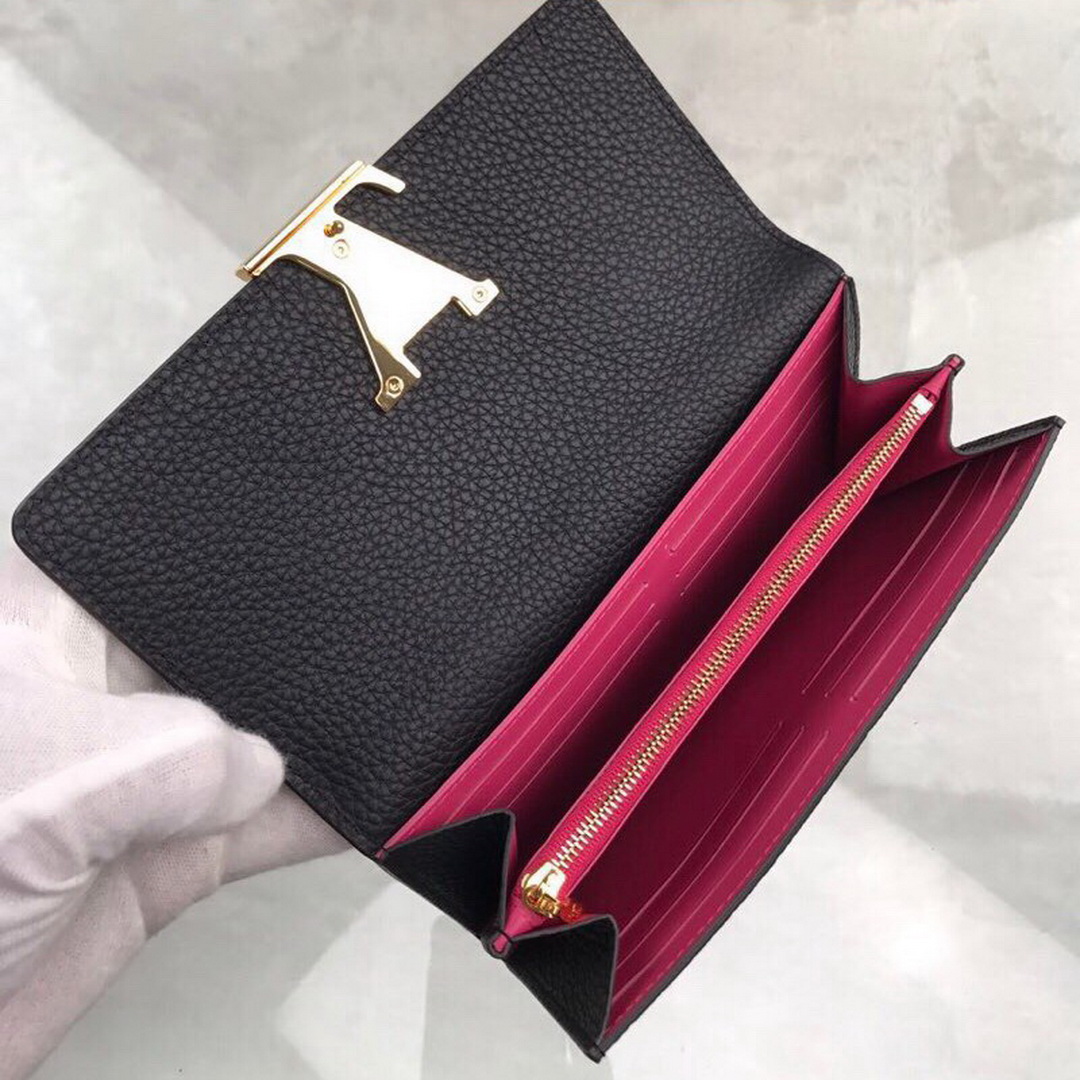 M61248 CAPUCINES WALLET, LOUIS VUITTON WALLETS