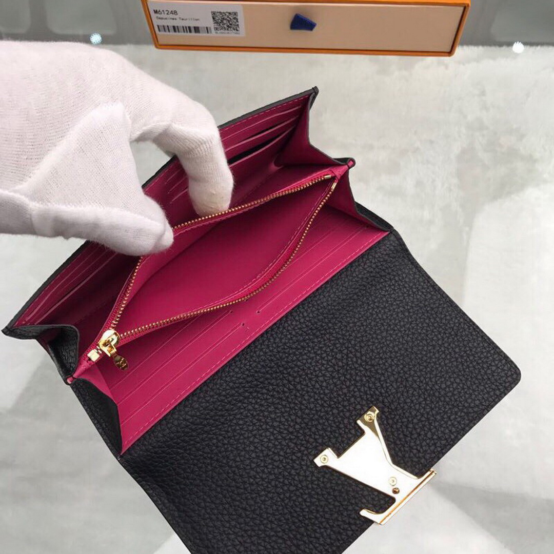 M61248 CAPUCINES WALLET, LOUIS VUITTON WALLETS
