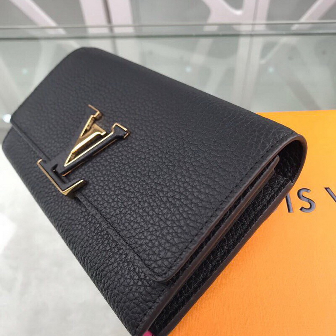 M61248 CAPUCINES WALLET, LOUIS VUITTON WALLETS
