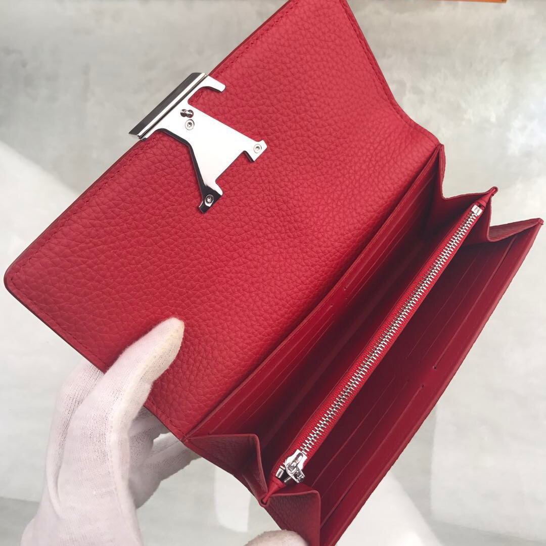 M61471 CAPUCINES WALLET, LOUIS VUITTON WALLETS