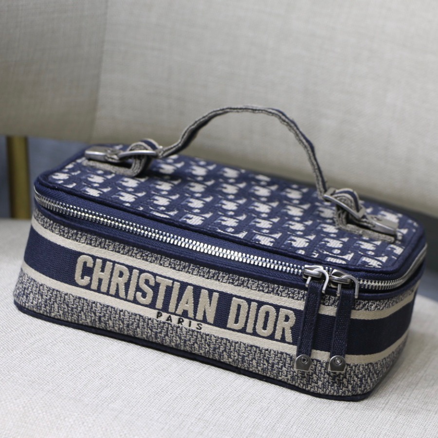 SAMLL DIOR OBLIQUE VANITY BAG, DIOR HANDBAG