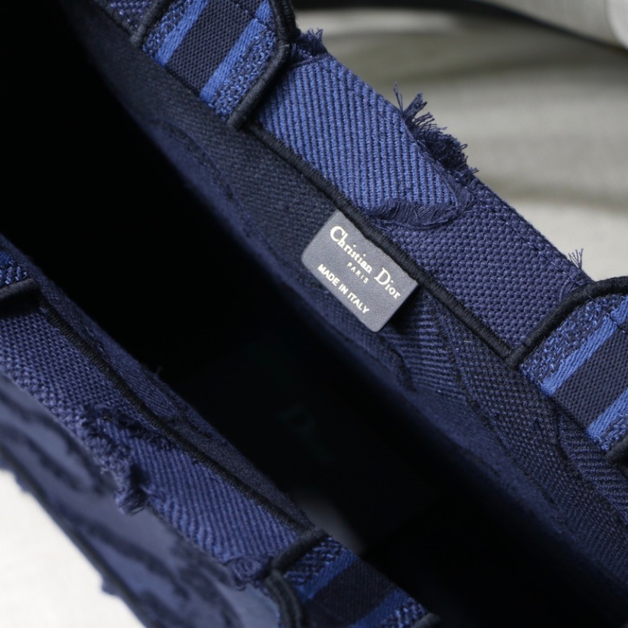 CAMOUFLAGE EMBROIDERED DIOR BOOK TOTE