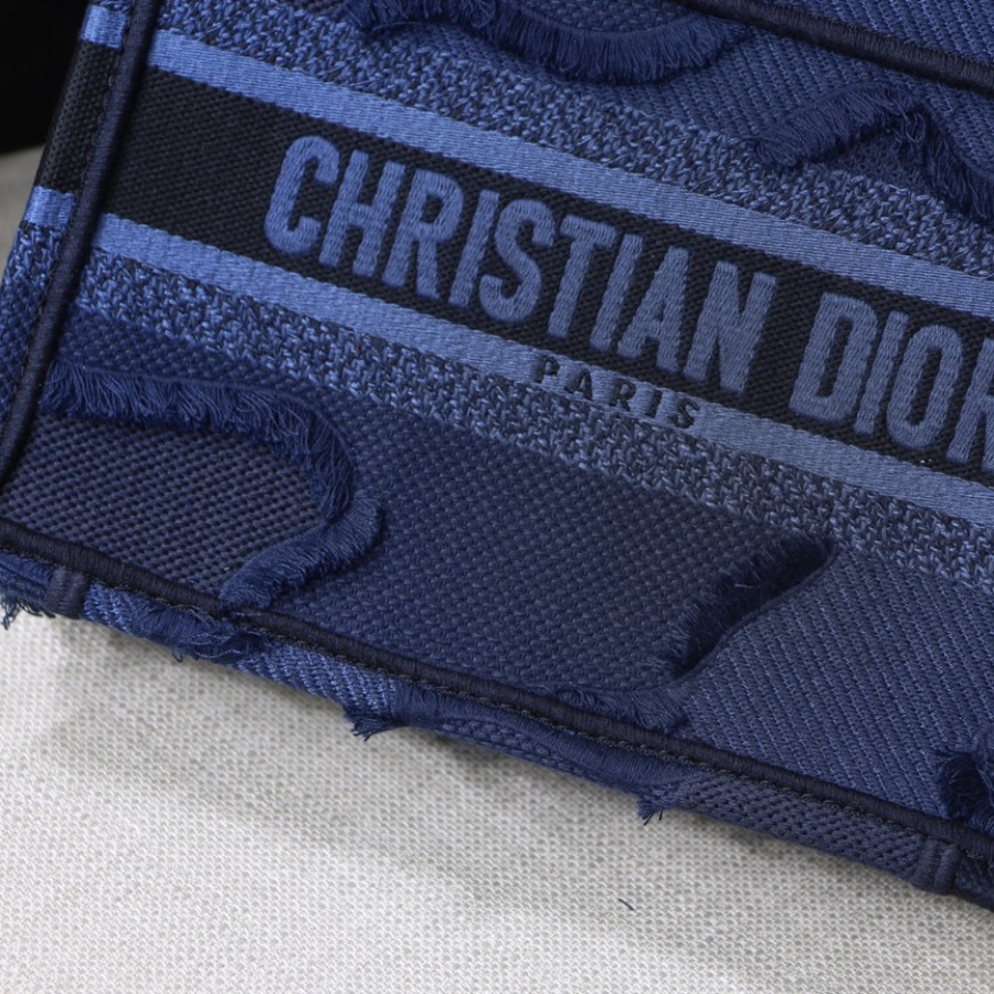 CAMOUFLAGE EMBROIDERED MINI DIOR BOOK TOTE