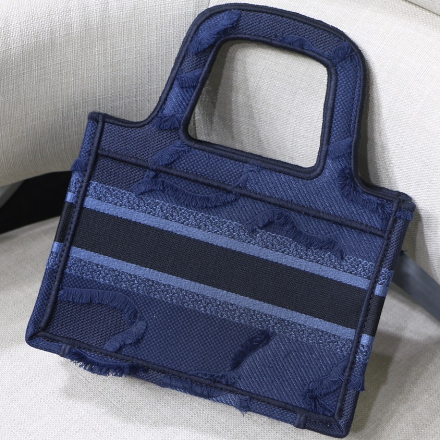 CAMOUFLAGE EMBROIDERED MINI DIOR BOOK TOTE