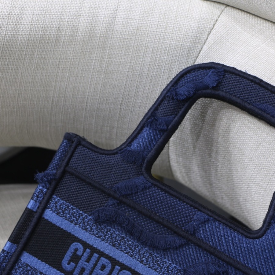 CAMOUFLAGE EMBROIDERED MINI DIOR BOOK TOTE