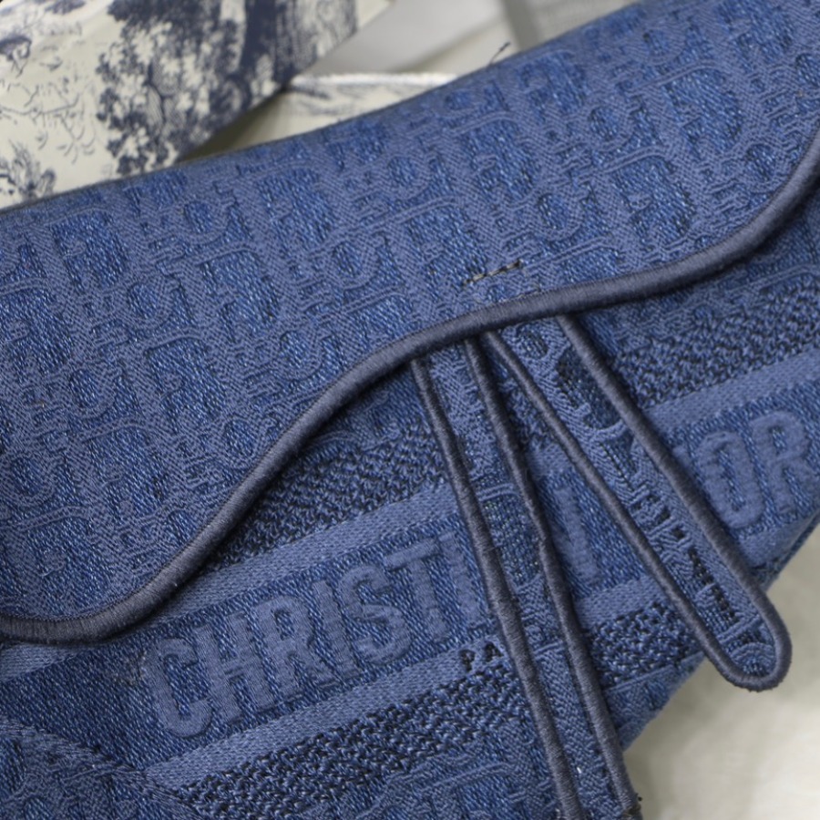 SADDLE DENIM CANVAS BAG, DIOR SHOULDER BAG